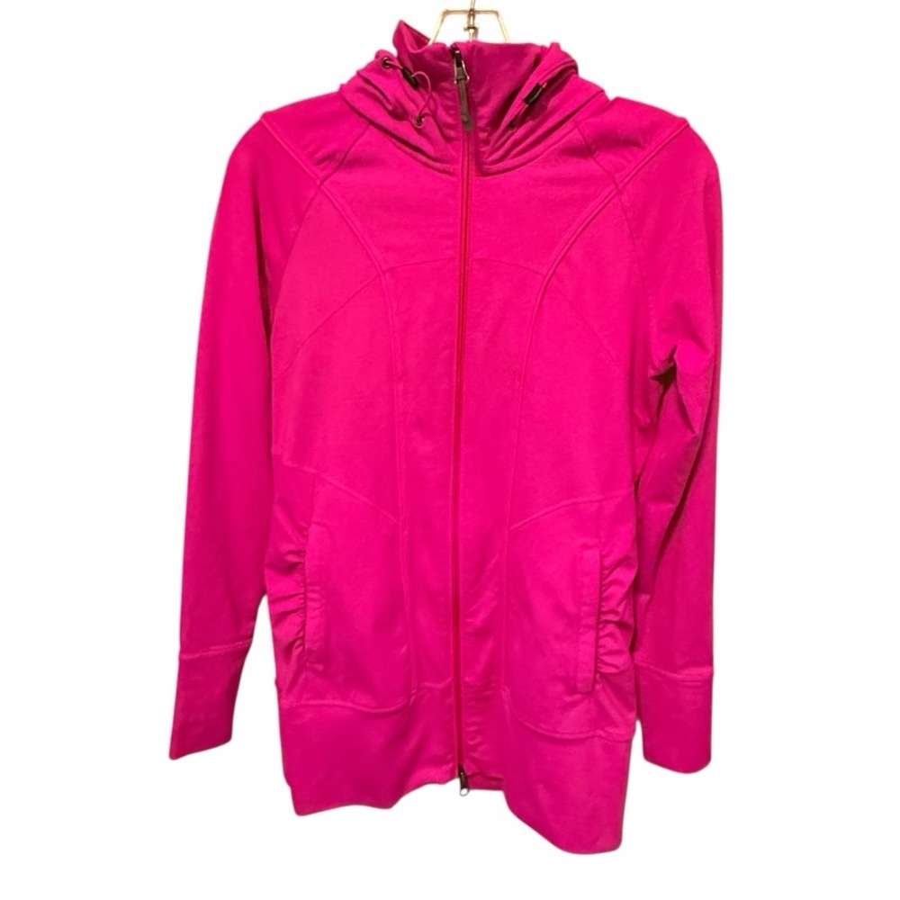 Athleta Pink Zip Hoody Jacket